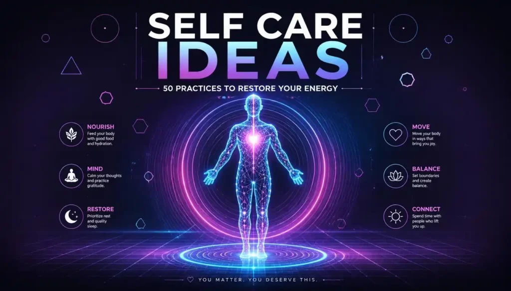 Self-Care Ideas to Restore Your Energy