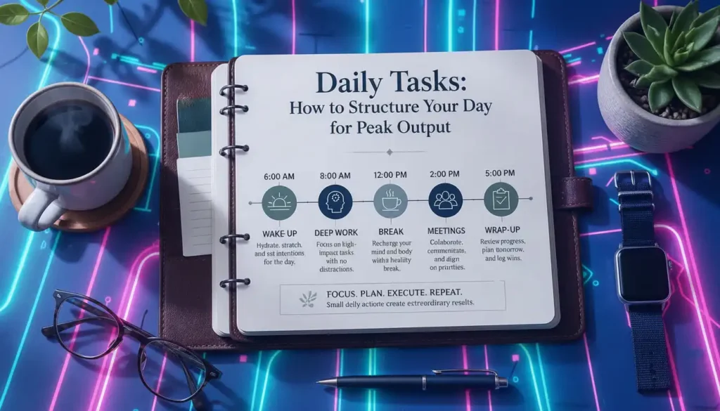 What Does It Mean to Structure Your Daily tasks for Peak Output