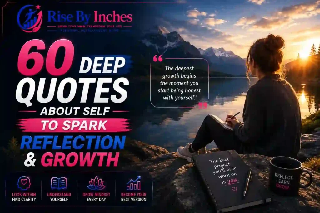 60 Deep Quotes About Self to Spark Reflection & Growth