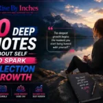 60 Deep Quotes About Self to Spark Reflection & Growth