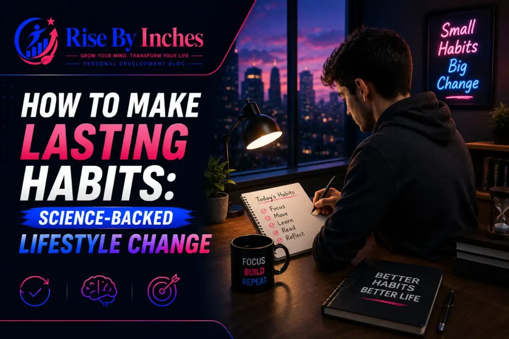 How to Make Habits Last Science-Backed Lifestyle Change
