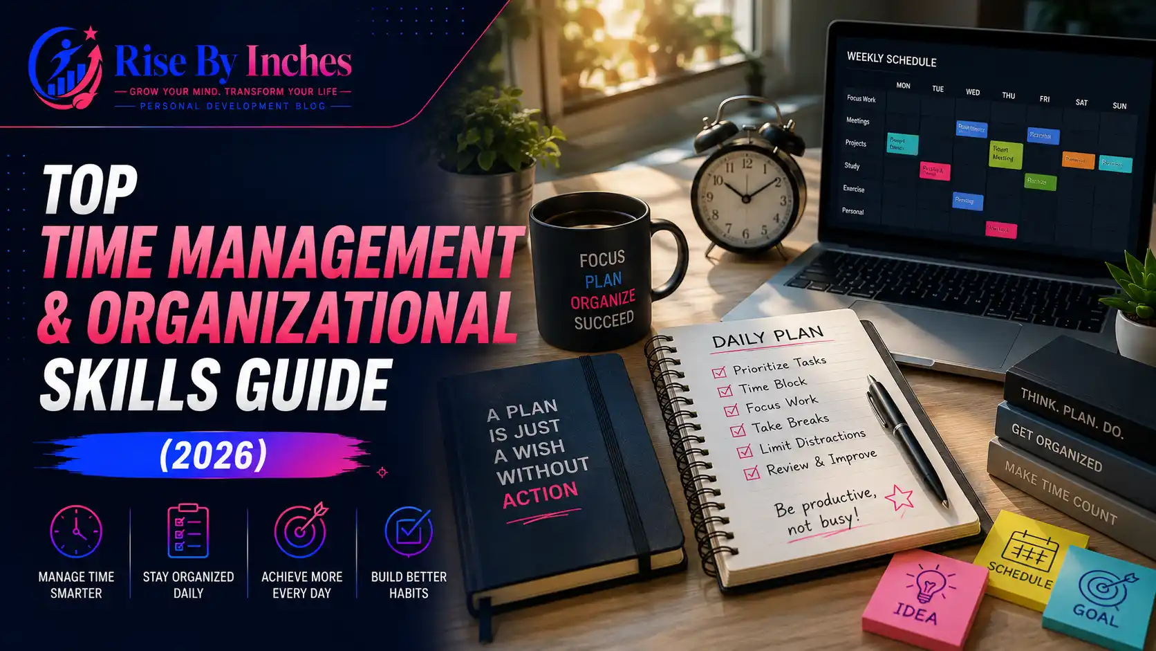 Top Time Management & Organizational Skills Guide (2026)