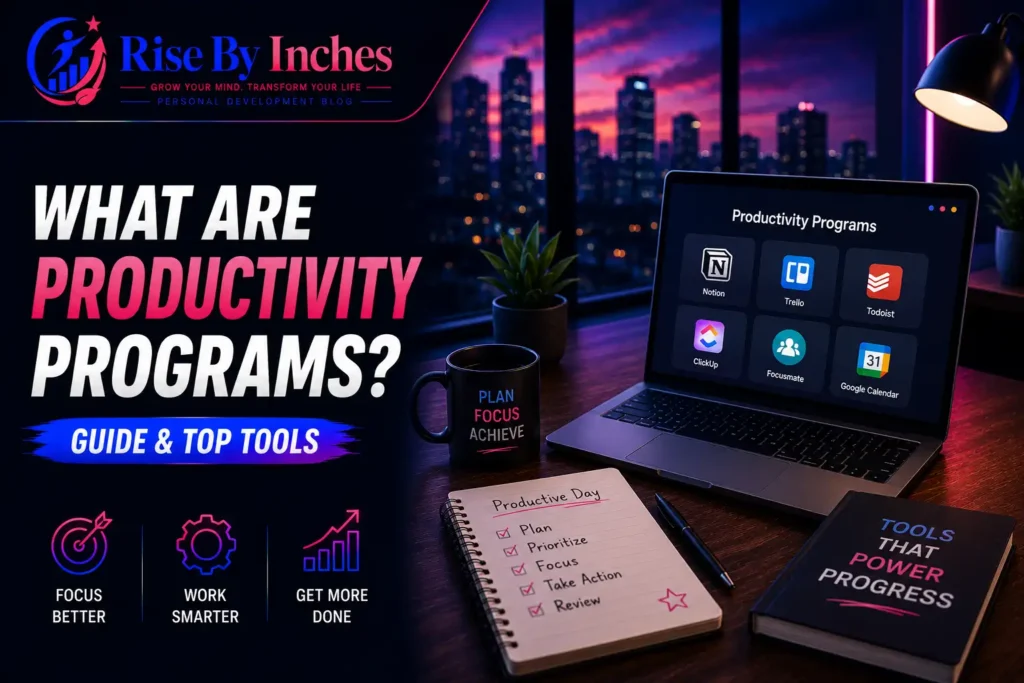 What Are Productivity Programs Guide & Top Tools