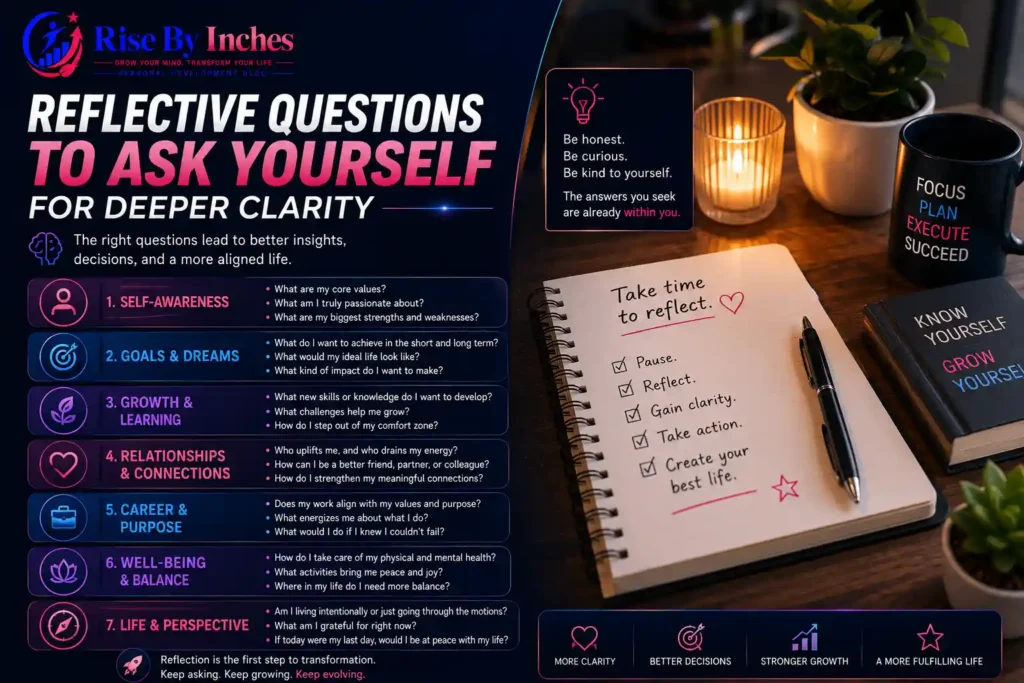 Reflective Questions for Deeper Clarity Self-Inquiry Guide
