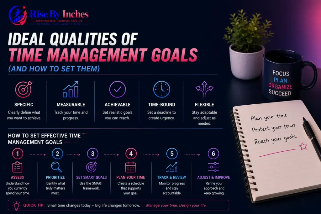 Time Management Goals Key Qualities & How to Set Them