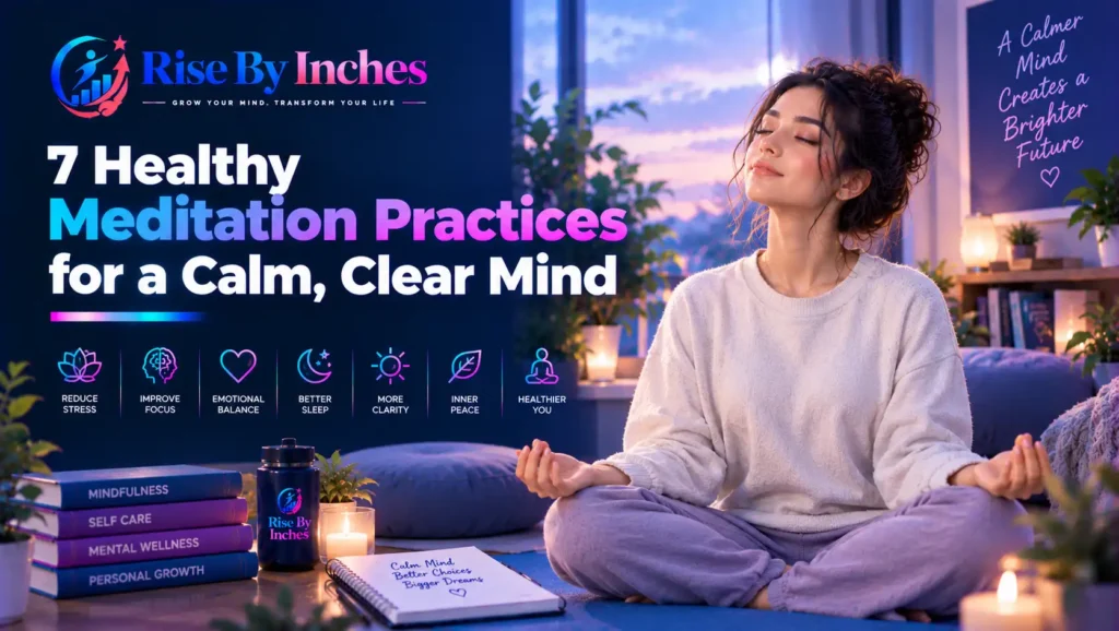 7 Healthy Meditation Practices for a Calm, Clear Mind